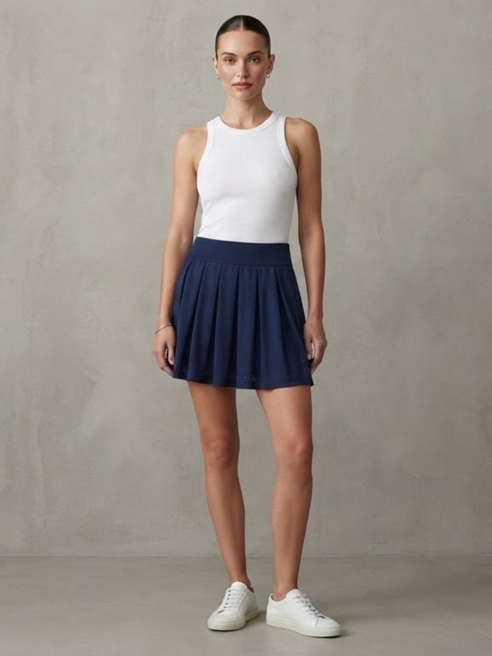 lululemon athletica Navy Pleated Tennis Skirt
